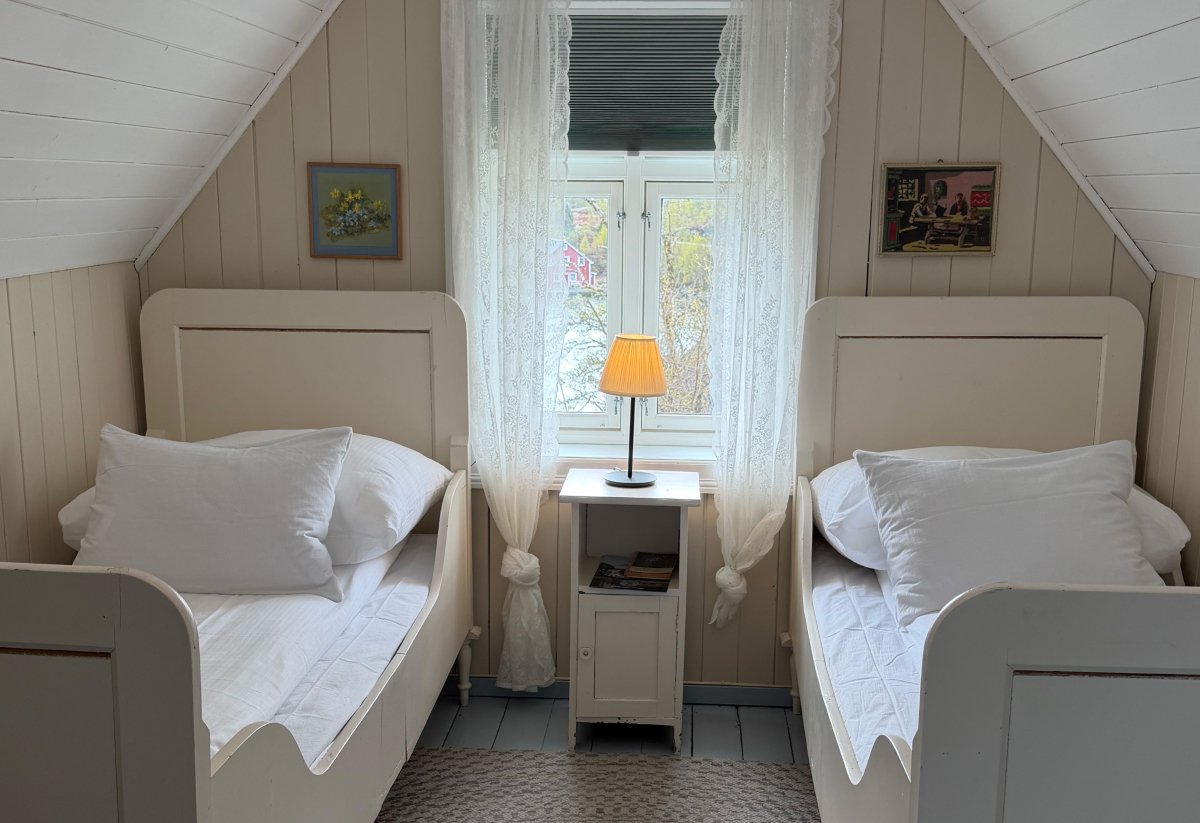 Soverom med to senger